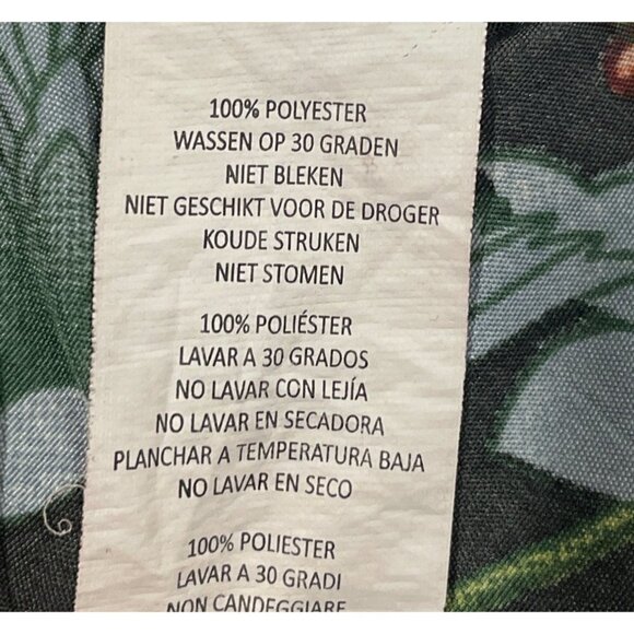 BOOHOO WOMENS SUMMER KIMONO Cardigan COVERALL FLORAL LONG WIDE SLEEVE SIZE LARGE - Picture 8 of 8